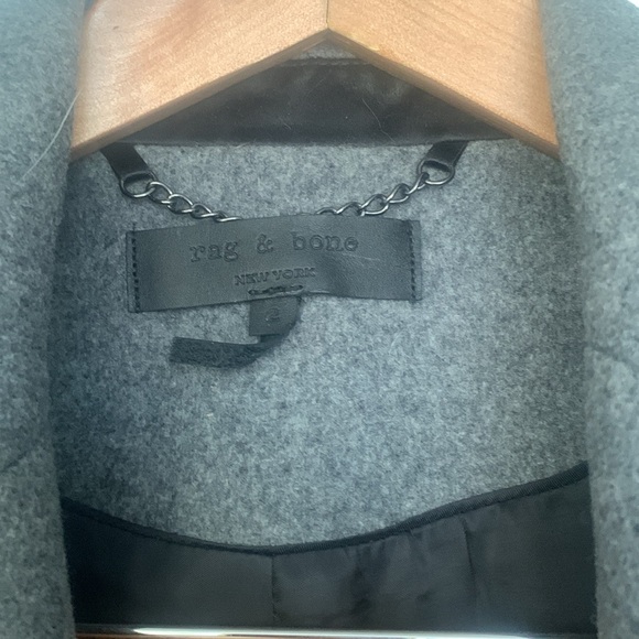 RAG & BONE wool dress coat. US women’s size 2 - Picture 14 of 14